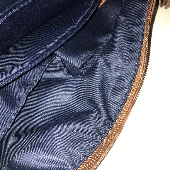 Small The Sak Blue and White knit Crossbody Bag - Picture 4 of 4